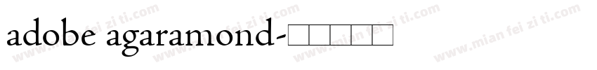 adobe agaramond字体转换